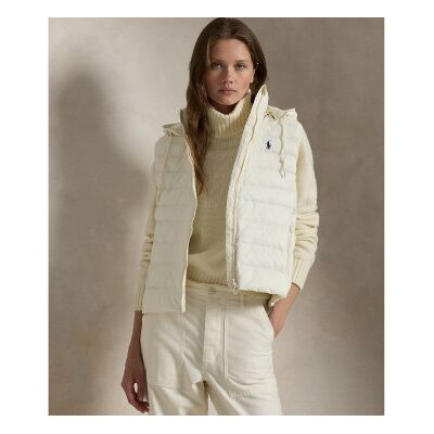 Polo Ralph Laurentil Kvinder. 211958935002 Foldbar Vandafvisende Vest I Cremefarvet Hvid (Xxl), Casual, Bæredygtig, Genanvendt Nylon Polo Ralph Laurentil Kvinder. 211958935002 Foldbar Vandafvisende Vest I Cremefarvet Hvid (Xxl), Casual, Bæredygtig, Genanvendt Nylon