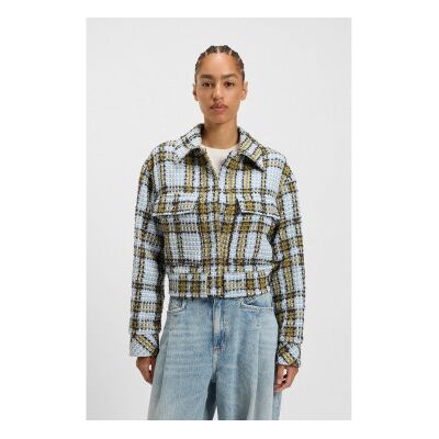 Bosstil Kvinder. 50535225 Jatwedi Jakke Blå (Xs), Casual, Bomuld Bosstil Kvinder. 50535225 Jatwedi Jakke Blå (Xs), Casual, Bomuld