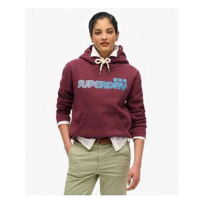 Superdrytil Kvinder. W2012494a Faded Core Hættetrøje Bordeaux (S), Casual, Bomuld, Burgund Superdrytil Kvinder. W2012494a Faded Core Hættetrøje Bordeaux (S), Casual, Bomuld, Burgund