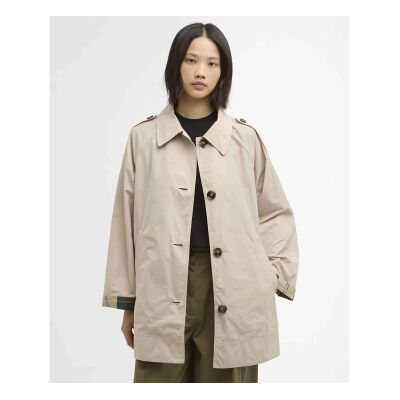 Barbourtil Kvinder. Lsp0303 Maggie Showerproof Mac Beige Frakke (S), Casual, Polyester Barbourtil Kvinder. Lsp0303 Maggie Showerproof Mac Beige Frakke (S), Casual, Polyester