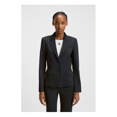 Hugotil Kvinder. 50516131 Aredana Marineblå Blazer (36), Casual, Party, Syntetisk, Klassisk Hugotil Kvinder. 50516131 Aredana Marineblå Blazer (36), Casual, Party, Syntetisk, Klassisk
