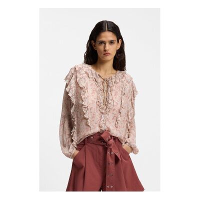 Bosstil Kvinder. 50557702 Bluse Borma Lyserød (L), Casual, Pink, Viscose, Lange Ærmer Bosstil Kvinder. 50557702 Bluse Borma Lyserød (L), Casual, Pink, Viscose, Lange Ærmer