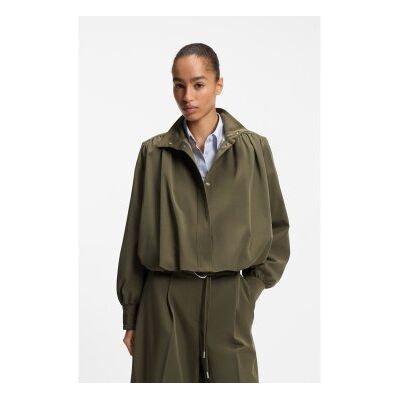 Bosstil Kvinder. 50563118 Jolea Jakke Olivengrøn (34), Casual, Polyester Bosstil Kvinder. 50563118 Jolea Jakke Olivengrøn (34), Casual, Polyester