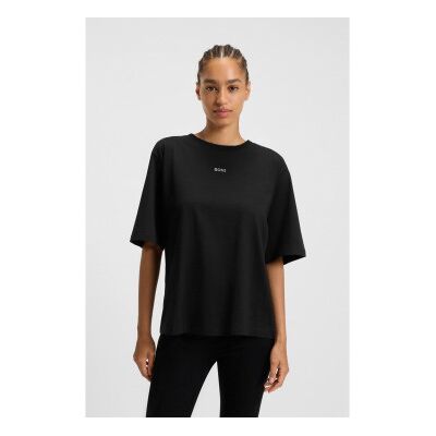 Bosstil Kvinder. 50523256 Enis T-Shirt Sort (Xs), Casual, Bomuld, Lange Ærmer Bosstil Kvinder. 50523256 Enis T-Shirt Sort (Xs), Casual, Bomuld, Lange Ærmer
