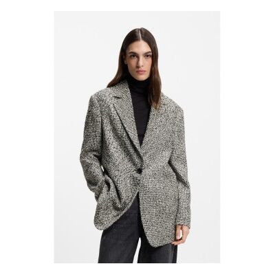 Bosstil Kvinder. 50547446 Blazer Jasata Grå (38), Casual, Klassisk, Akryl Bosstil Kvinder. 50547446 Blazer Jasata Grå (38), Casual, Klassisk, Akryl
