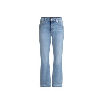 Bosstil Kvinder. 50552430 Jeans Kick Flare 1.0 Blå (30/29), Casual, Bomuld Bosstil Kvinder. 50552430 Jeans Kick Flare 1.0 Blå (30/29), Casual, Bomuld