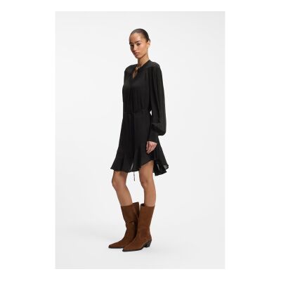 Bosstil Kvinder. 50564726 Dassandra Sort Kjole (34), Casual, Klassisk, Viscose, Lange Ærmer Bosstil Kvinder. 50564726 Dassandra Sort Kjole (34), Casual, Klassisk, Viscose, Lange Ærmer