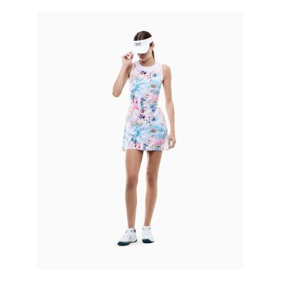 Ea7til Kvinder. 7w000894_af21681 Tennis Pro Kjole Hvid (Xs), Sport, Polyester, Uden Ærmer/stropper Ea7til Kvinder. 7w000894_af21681 Tennis Pro Kjole Hvid (Xs), Sport, Polyester, Uden Ærmer/stropper
