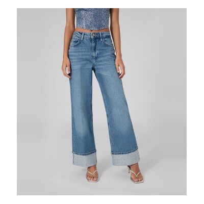 Guesstil Kvinder. W6ba4bd2095 Jeans Rey Wide Leg Blå (27), Casual, Bomuld, Denim Guesstil Kvinder. W6ba4bd2095 Jeans Rey Wide Leg Blå (27), Casual, Bomuld, Denim