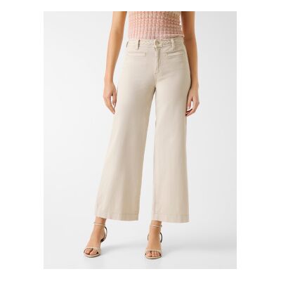Guesstil Kvinder. W6gb15w1886 Beige Chino-Bukser Med Brede Ben (32), Casual, Bomuld Guesstil Kvinder. W6gb15w1886 Beige Chino-Bukser Med Brede Ben (32), Casual, Bomuld