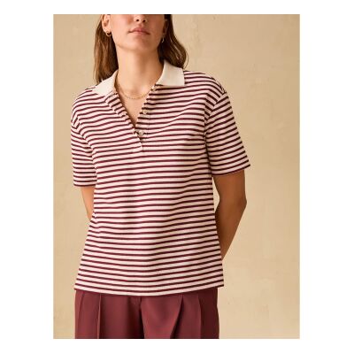 Pennyblacktil Kvinder. 2611951013200 Pbbfebe Brun Poloshirt (S), Casual, Bomuld, Korte Ærmer Pennyblacktil Kvinder. 2611951013200 Pbbfebe Brun Poloshirt (S), Casual, Bomuld, Korte Ærmer