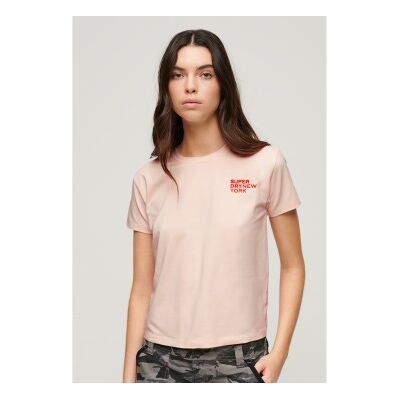 Superdry W1011374A Rosa Casual T-shirt - T-shirt Superdry W1011374A Rosa Casual T-shirt - T-shirt