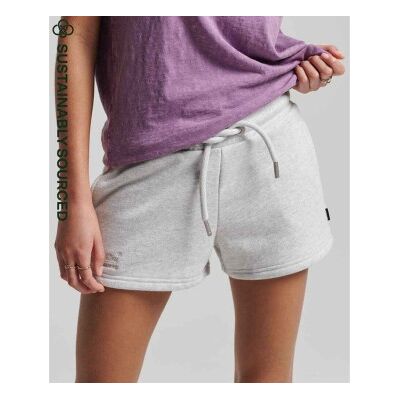Superdrytil Kvinder. W7110286a Strikkede Shorts I Økologisk Bomuld Med Gråt Vintage-Logo (L), Casual, Sport, Økologisk Bomuld, Bæredygtig Superdrytil Kvinder. W7110286a Strikkede Shorts I Økologisk Bomuld Med Gråt Vintage-Logo (L), Casual, Sport, Økologisk Bomuld, Bæredygtig