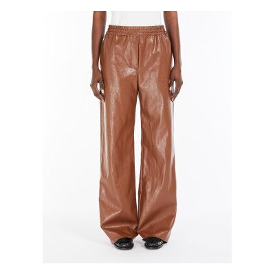 Weekend Max Maratil Kvinder. 2515131061600 Palazzo-Bukser Plutonne Brun (38), Casual, Viscose Weekend Max Maratil Kvinder. 2515131061600 Palazzo-Bukser Plutonne Brun (38), Casual, Viscose