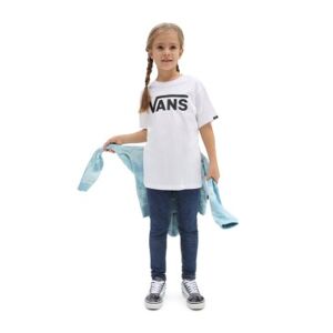 Vansunisex Til Børn. Vn0a3w76yb21 Klassisk T-Shirt Hvid (114/119cm), Casual, Bomuld, Korte Ærmer, Børnetøj