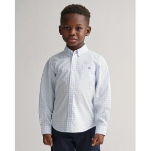 Ganttil Drenge. 830434 Vichy Shield Plaid Poplin Shirt Blå (5/6años= 109/117cm), Casual, Bomuld, Lange Ærmer, Børnetøj Ganttil Drenge. 830434 Vichy Shield Plaid Poplin Shirt Blå (5/6años= 109/117cm), Casual, Bomuld, Lange Ærmer, Børnetøj
