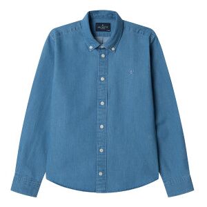 Hackett Londontil Drenge. Hk301760 Blå Denimskjorte (15años= 170cm), Casual, Bomuld, Lange Ærmer, Børnetøj Hackett Londontil Drenge. Hk301760 Blå Denimskjorte (15años= 170cm), Casual, Bomuld, Lange Ærmer, Børnetøj
