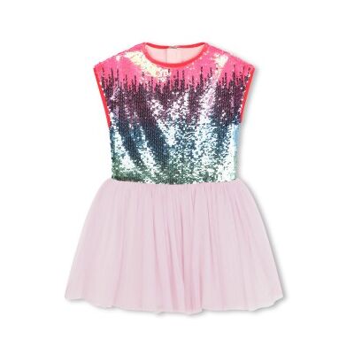 Billieblushtil Piger. U20650 Lyserød Kjole Med Pailletter (6y= 114/119cm), Casual, Pink, Polyester, Uden Ærmer/stropper, Børnetøj Billieblushtil Piger. U20650 Lyserød Kjole Med Pailletter (6y= 114/119cm), Casual, Pink, Polyester, Uden Ærmer/stropper, Børnetøj