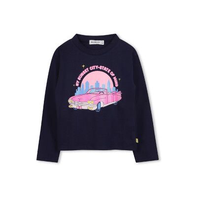 Billieblushtil Piger. U21417 T-Shirt Car Navy (4y= 102cm), Casual, Bomuld, Lange Ærmer, Blå, Børnetøj Billieblushtil Piger. U21417 T-Shirt Car Navy (4y= 102cm), Casual, Bomuld, Lange Ærmer, Blå, Børnetøj
