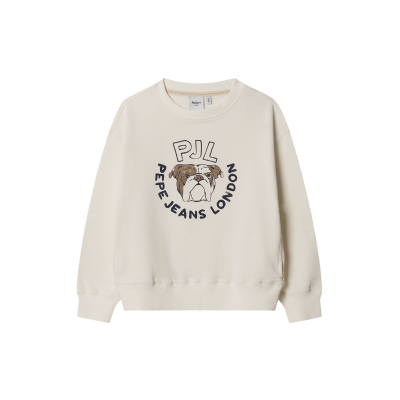Pepe Jeanstil Drenge. Pb5800070 Sweatshirt Wilfred Hvid (16años= 176cm), Casual, Bomuld, Børnetøj Pepe Jeanstil Drenge. Pb5800070 Sweatshirt Wilfred Hvid (16años= 176cm), Casual, Bomuld, Børnetøj