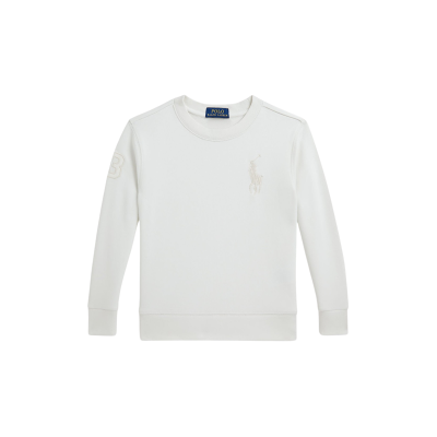 Polo Ralph Laurentil Drenge. 322a12253001 Big Pony Sweatshirt I Fransk Frotté, Hvid (6años= 124/134cm), Casual, Bomuld, Børnetøj Polo Ralph Laurentil Drenge. 322a12253001 Big Pony Sweatshirt I Fransk Frotté, Hvid (6años= 124/134cm), Casual, Bomuld, Børnetøj