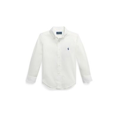 Polo Ralph Laurentil Drenge. 322952199001 Hvid Skjorte I Bomuldspoplin (5años= 117/123cm), Casual, Lange Ærmer, Børnetøj Polo Ralph Laurentil Drenge. 322952199001 Hvid Skjorte I Bomuldspoplin (5años= 117/123cm), Casual, Lange Ærmer, Børnetøj