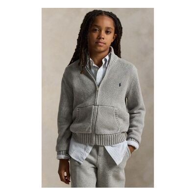 Polo Ralph Laurentil Drenge. 323799411026 Grå Bomuldstrøje Med Lynlås ((S) 6/7años= 136/138cm), Casual, Lange Ærmer, Børnetøj Polo Ralph Laurentil Drenge. 323799411026 Grå Bomuldstrøje Med Lynlås ((S) 6/7años= 136/138cm), Casual, Lange Ærmer, Børnetøj