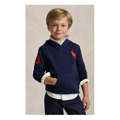 Polo Ralph Laurentil Drenge. 322979316005 Hættetrøje I Fleece Med Marineblå Big Pony (4años= 109/116cm), Casual, Sport, Bomuld, Lange Ærmer, Polo Ralph Laurentil Drenge. 322979316005 Hættetrøje I Fleece Med Marineblå Big Pony (4años= 109/116cm), Casual, Sport, Bomuld, Lange Ærmer,