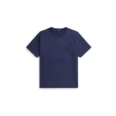 Polo Ralph Laurentil Drenge. 323a12286003 Big Fit Bomuldsstrikket T-Shirt Navy ((S) 6/7años= 136/138cm), Casual, Korte Ærmer, Blå, Børnetøj Polo Ralph Laurentil Drenge. 323a12286003 Big Fit Bomuldsstrikket T-Shirt Navy ((S) 6/7años= 136/138cm), Casual, Korte Ærmer, Blå, Børnetøj
