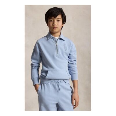 Polo Ralph Laurentil Drenge. 323a12288001 Big Pony Blå Sweatshirt I Frottéstrik ((S) 6/7años= 136/138cm), Casual, Bomuld, Børnetøj Polo Ralph Laurentil Drenge. 323a12288001 Big Pony Blå Sweatshirt I Frottéstrik ((S) 6/7años= 136/138cm), Casual, Bomuld, Børnetøj