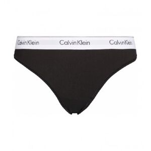 Calvin Kleintil Kvinder. 000qf5117e String Modern Cotton Plus Sort (Xl), Casual, Bomuld, Modal, Elastin