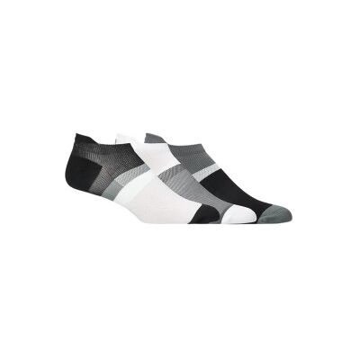 Asicsunisex. 3033c297 Sæt Med 3 Sokker Pack Color Block Grå, Hvid, Sort. (M), Afslappet, Bomuld Asicsunisex. 3033c297 Sæt Med 3 Sokker Pack Color Block Grå, Hvid, Sort. (M), Afslappet, Bomuld