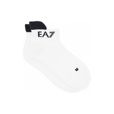 Ea7til Kvinder. 7w000811_af19325 Tennis Pro Korte Strømper Hvid (S), Afslappet, Polyester Ea7til Kvinder. 7w000811_af19325 Tennis Pro Korte Strømper Hvid (S), Afslappet, Polyester