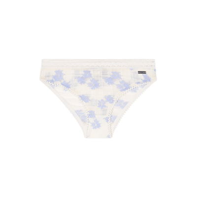 Giorgio Armani Emporio Armanitil Kvinder. Ew000378_af19040 Vichy Lace Macrame Panty Hvid (Xs), Afslappet, Polyester Giorgio Armani Emporio Armanitil Kvinder. Ew000378_af19040 Vichy Lace Macrame Panty Hvid (Xs), Afslappet, Polyester
