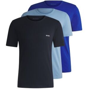 Bosstil Mænd. 50532468 Sæt Med 3 Blå Veste (Xl), Afslappet, Bomuld Bosstil Mænd. 50532468 Sæt Med 3 Blå Veste (Xl), Afslappet, Bomuld