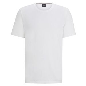 Bosstil Mænd. 50515391 Mix&match; T-Shirt Hvid (S), Afslappet, Bomuld, Korte Ærmer Bosstil Mænd. 50515391 Mix&match; T-Shirt Hvid (S), Afslappet, Bomuld, Korte Ærmer
