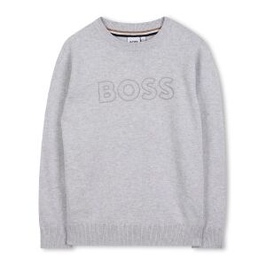 Bosstil Drenge. J52338 Jumper Brand Grå (12y= 150cm), Casual, Bomuld, Børnetøj Bosstil Drenge. J52338 Jumper Brand Grå (12y= 150cm), Casual, Bomuld, Børnetøj