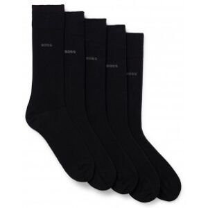Bosstil Mænd. 50478221 Pakke Med 5 Par Sorte Uni-Str (35-38), Afslappet, Bomuld Bosstil Mænd. 50478221 Pakke Med 5 Par Sorte Uni-Str (35-38), Afslappet, Bomuld