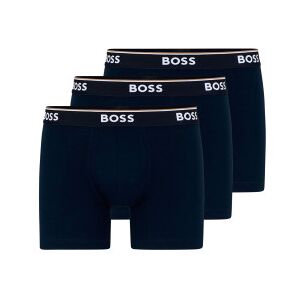 Bosstil Mænd. 50475282 Pakke Med 3 Navy Logo-Boksere (M), Afslappet, Bomuld, Blå Bosstil Mænd. 50475282 Pakke Med 3 Navy Logo-Boksere (M), Afslappet, Bomuld, Blå