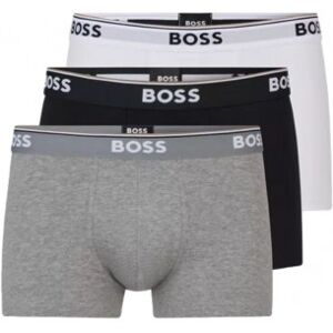 Bosstil Mænd. 50475274 Pakke Med 3 Boxershorts Sort, Grå, Hvid (Xs), Afslappet, Bomuld Bosstil Mænd. 50475274 Pakke Med 3 Boxershorts Sort, Grå, Hvid (Xs), Afslappet, Bomuld