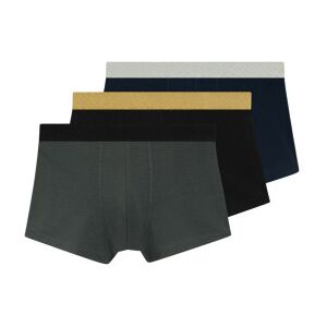 Bosstil Mænd. 50546808 Sæt Med 3 Boxershorts I Bomuld, Sort, Blå, Grøn (Xl), Afslappet Bosstil Mænd. 50546808 Sæt Med 3 Boxershorts I Bomuld, Sort, Blå, Grøn (Xl), Afslappet