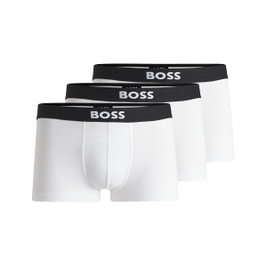 Bosstil Mænd. 50544263 Pack 3 Boxers One Logo Hvid (Xs), Afslappet, Bomuld Bosstil Mænd. 50544263 Pack 3 Boxers One Logo Hvid (Xs), Afslappet, Bomuld
