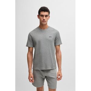 Bosstil Mænd. 50535891 Vaflet Pyjamas Top Grå (Xl), Afslappet, Bomuld, Korte Ærmer Bosstil Mænd. 50535891 Vaflet Pyjamas Top Grå (Xl), Afslappet, Bomuld, Korte Ærmer