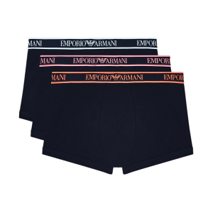 Giorgio Armani Emporio Armanitil Mænd. Em000259_af20669 Sæt Med 3 Core Logobanda Navy Boxershorts (S), Afslappet, Bomuld, Blå Giorgio Armani Emporio Armanitil Mænd. Em000259_af20669 Sæt Med 3 Core Logobanda Navy Boxershorts (S), Afslappet, Bomuld, Blå