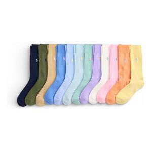 Polo Ralph Laurentil Mænd. 449p13403001 Sæt Med 12 Par Flerfarvede Gavesokker (43-44), Afslappet, Flerfarvet, Bomuld Polo Ralph Laurentil Mænd. 449p13403001 Sæt Med 12 Par Flerfarvede Gavesokker (43-44), Afslappet, Flerfarvet, Bomuld