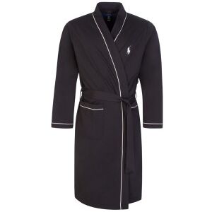 Polo Ralph Laurentil Mænd. 714899677001 Sort Morgenkåbe Til Hjemmet (S-M), Afslappet, Bomuld Polo Ralph Laurentil Mænd. 714899677001 Sort Morgenkåbe Til Hjemmet (S-M), Afslappet, Bomuld