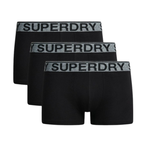 Superdrytil Mænd. M3110450a Sæt 3 Ensfarvede Boxershorts Sort (S), Afslappet, Bomuld Superdrytil Mænd. M3110450a Sæt 3 Ensfarvede Boxershorts Sort (S), Afslappet, Bomuld