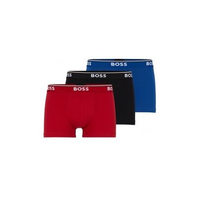 Bosstil Mænd. 50475274 Pakke 3 Boxershortstrunk Blå, Rød, Sort (Xs), Afslappet, Bomuld Bosstil Mænd. 50475274 Pakke 3 Boxershortstrunk Blå, Rød, Sort (Xs), Afslappet, Bomuld