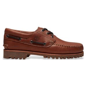 Timberlandtil Mænd. Tb0a2pdqaad1 Brune Bådsko I Læder Med 3 Øjer (41.5 W), Fast, Blonder, Casual Timberlandtil Mænd. Tb0a2pdqaad1 Brune Bådsko I Læder Med 3 Øjer (41.5 W), Fast, Blonder, Casual
