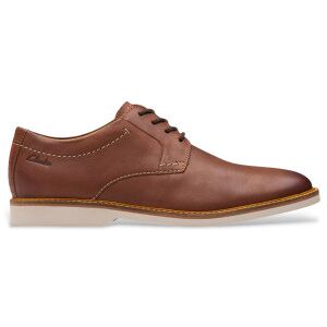 Clarkstil Mænd. 26172070 Atticus Ltlace Brune Lædersko (42.5), Fast, Blonder, Casual, Klassisk Clarkstil Mænd. 26172070 Atticus Ltlace Brune Lædersko (42.5), Fast, Blonder, Casual, Klassisk